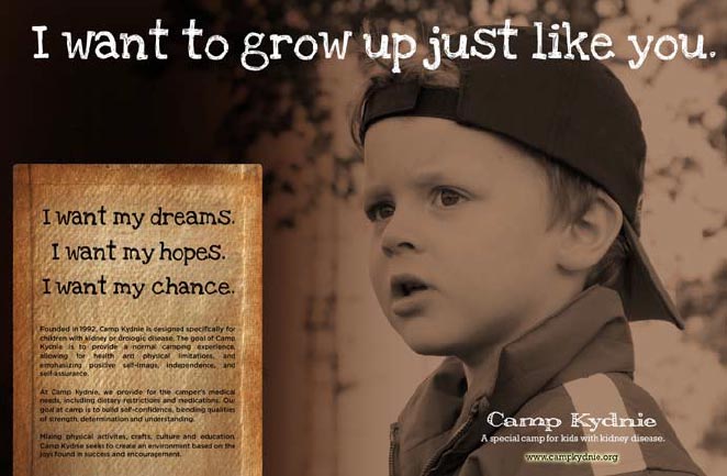 Camp Kydnie Magazine Ad & Branding Campaign